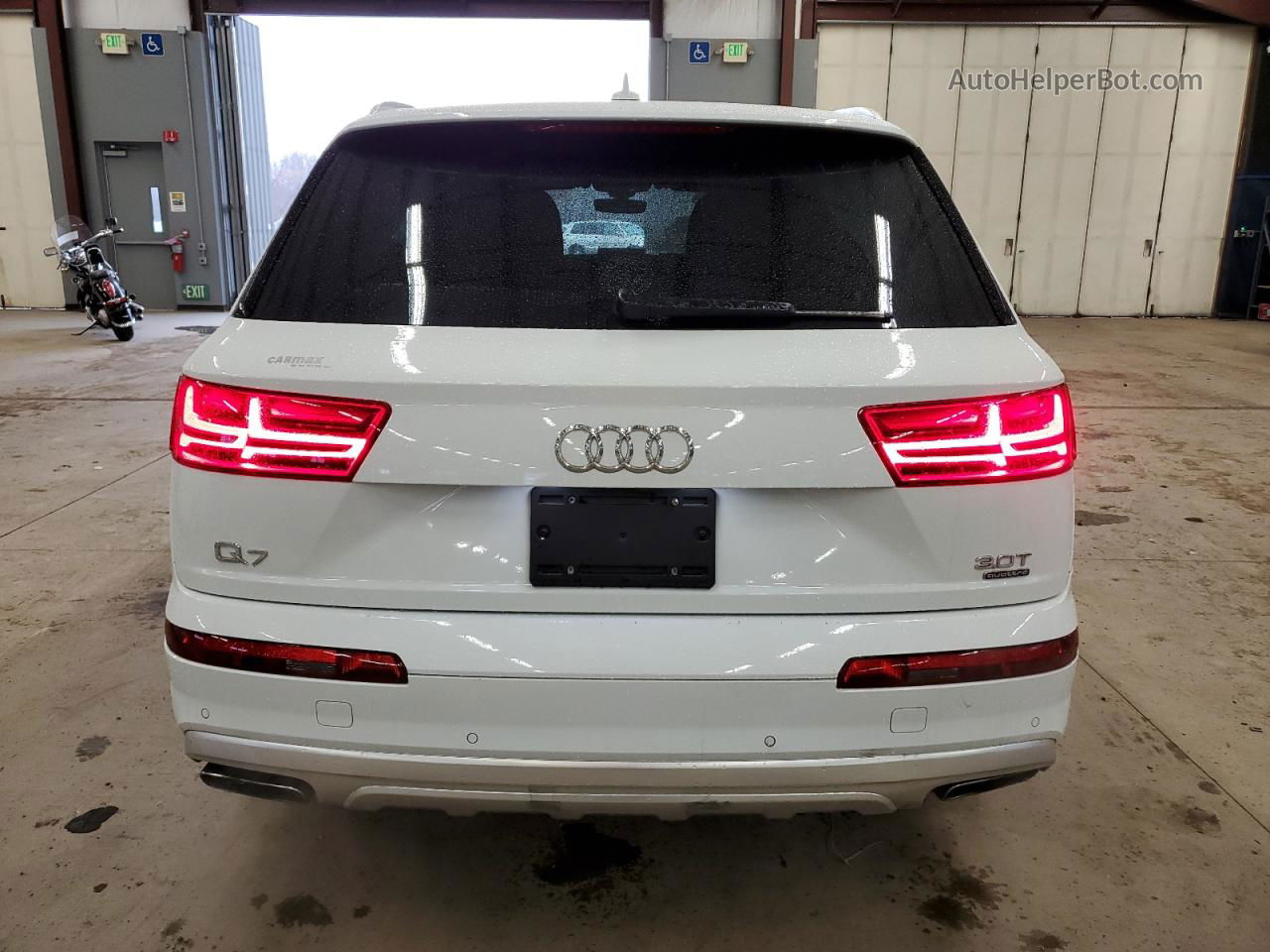 2017 Audi Q7 Premium Plus White vin: WA1LAAF71HD017036