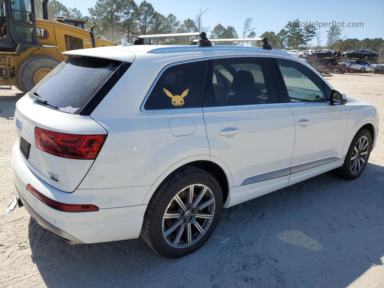 2017 Audi Q7 Premium Plus White vin: WA1LAAF71HD028635