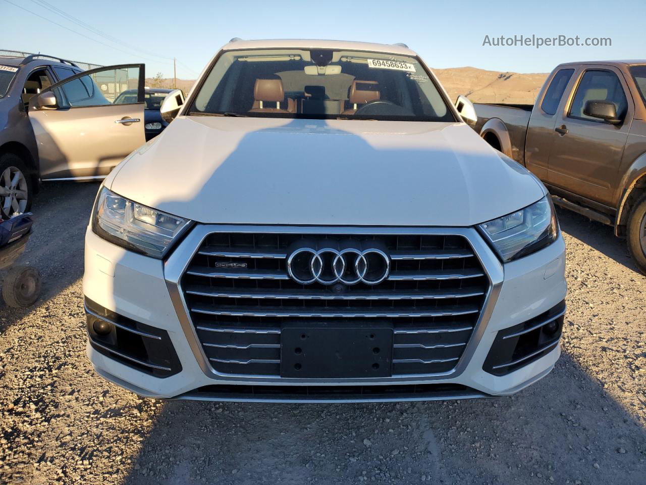 2017 Audi Q7 Premium Plus White vin: WA1LAAF72HD015439