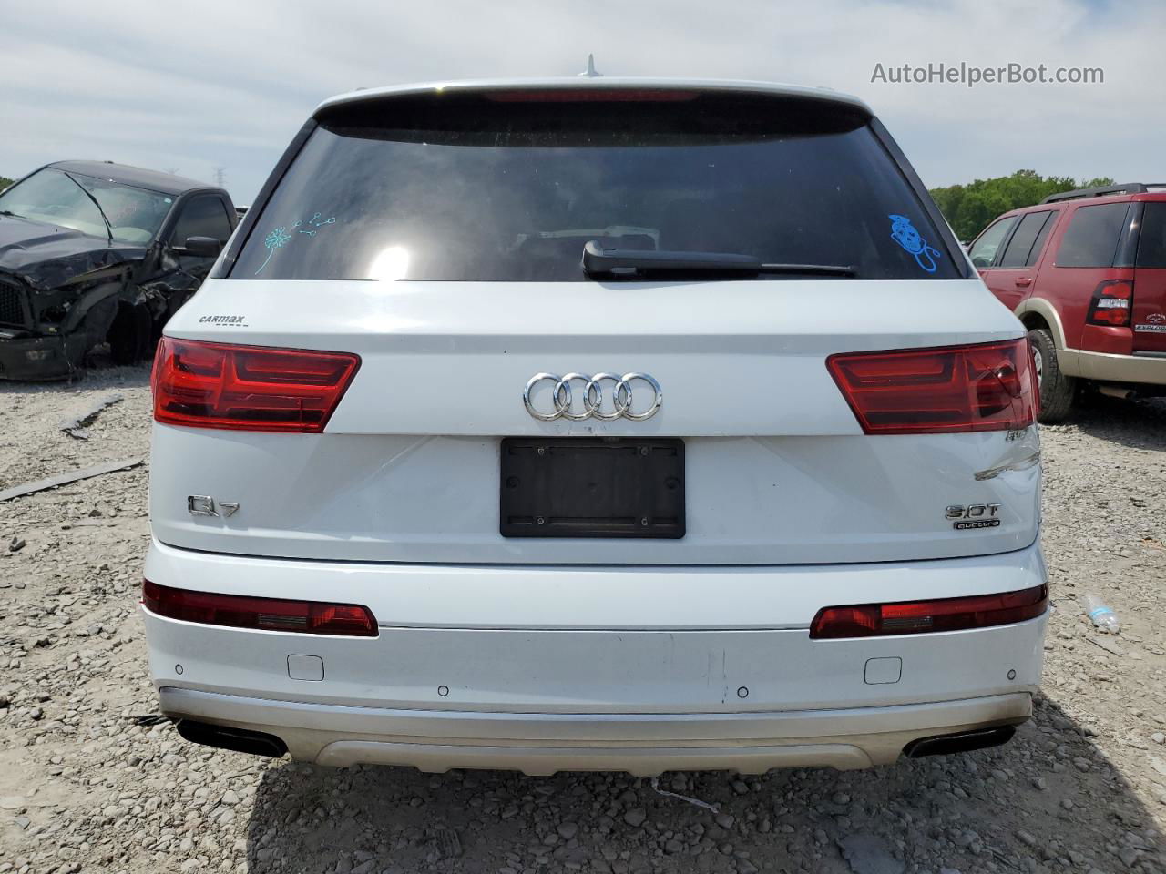 2017 Audi Q7 Premium Plus White vin: WA1LAAF72HD022066