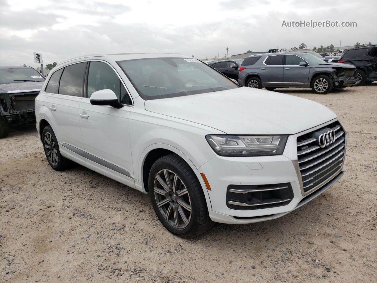 2017 Audi Q7 Premium Plus White vin: WA1LAAF72HD033858