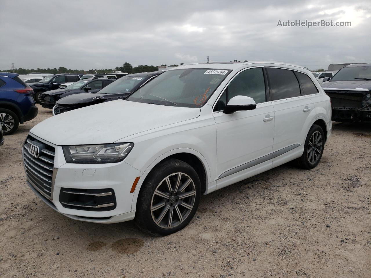 2017 Audi Q7 Premium Plus White vin: WA1LAAF72HD033858