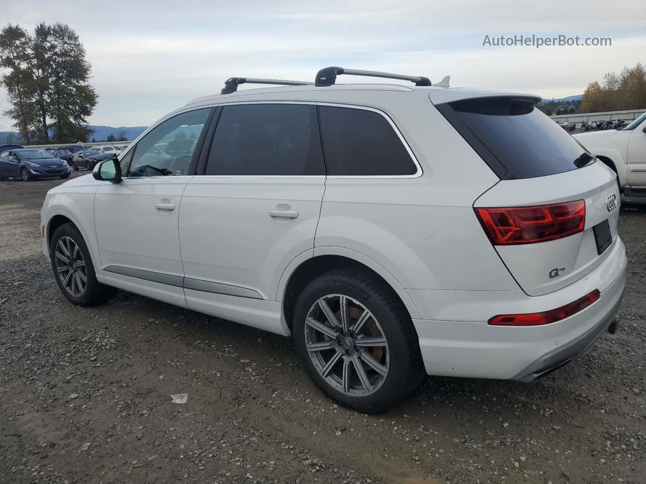 2017 Audi Q7 Premium Plus White vin: WA1LAAF72HD043564