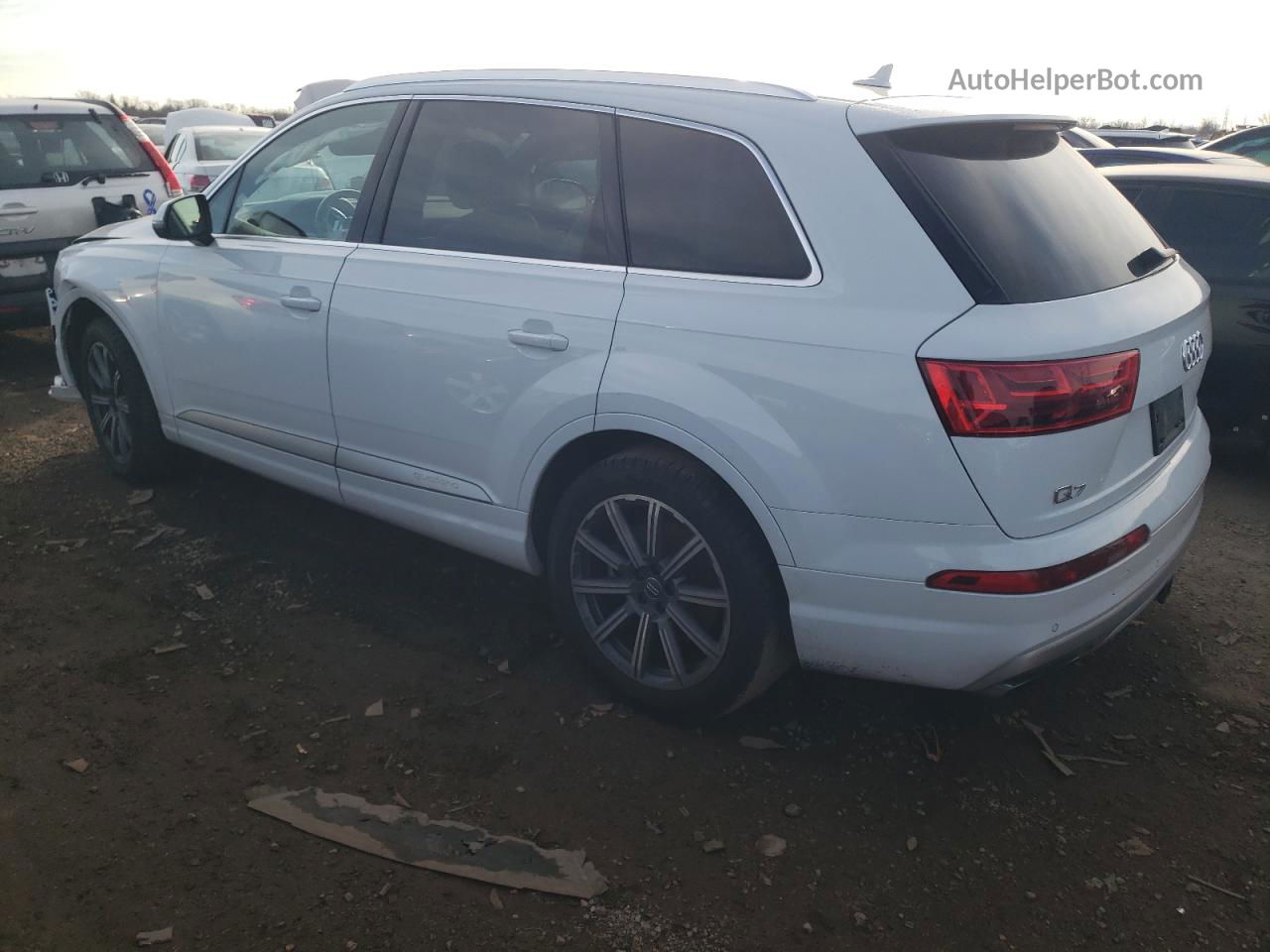 2017 Audi Q7 Premium Plus White vin: WA1LAAF72HD058419