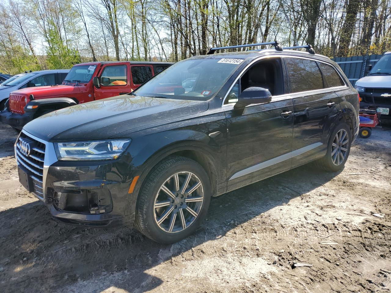 2017 Audi Q7 Premium Plus Черный vin: WA1LAAF73HD006765