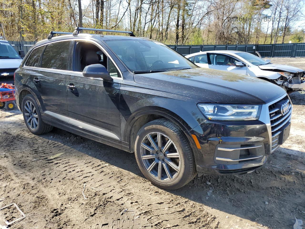 2017 Audi Q7 Premium Plus Черный vin: WA1LAAF73HD006765