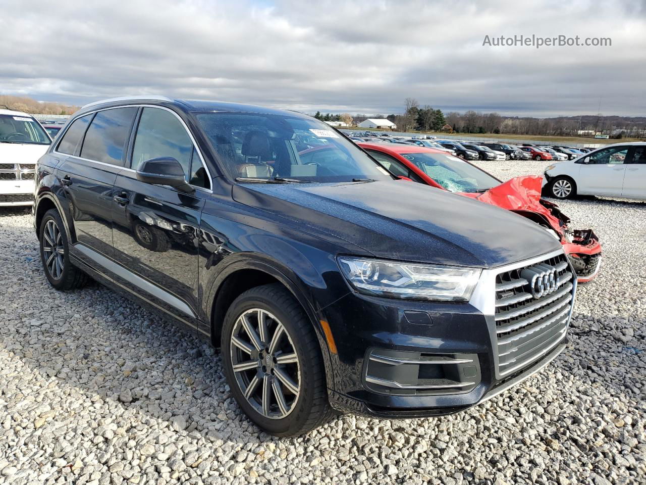 2017 Audi Q7 Premium Plus Blue vin: WA1LAAF73HD010475