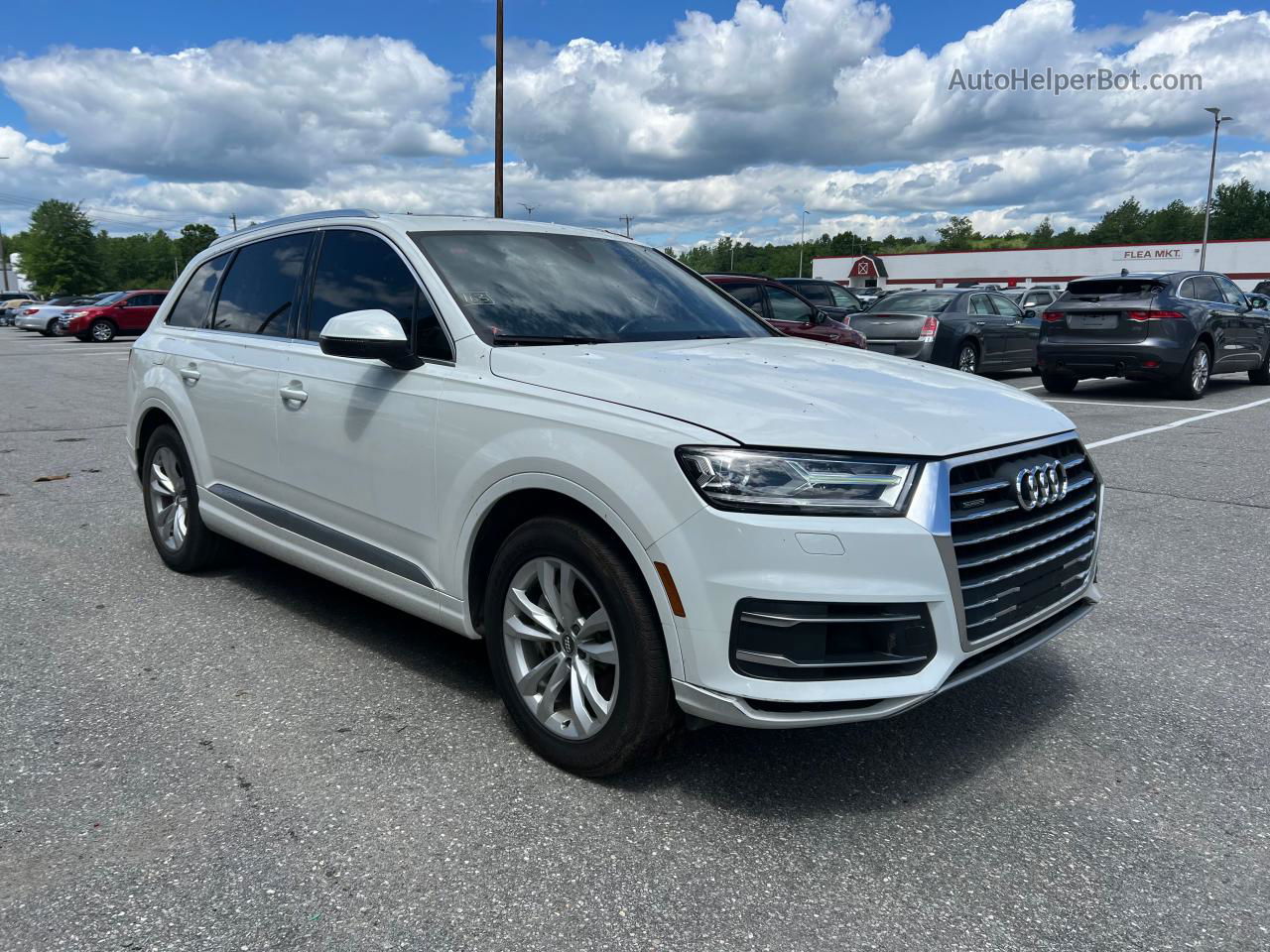 2017 Audi Q7 Premium Plus White vin: WA1LAAF73HD015529