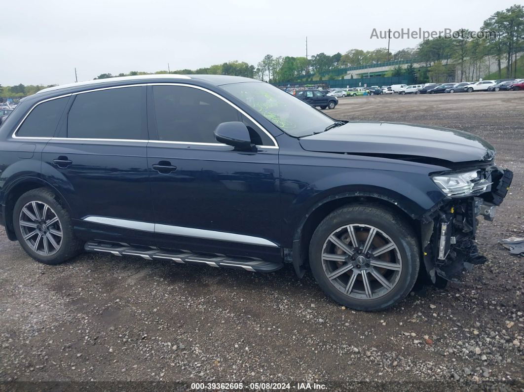 2017 Audi Q7 3.0t Premium Синий vin: WA1LAAF74HD013871