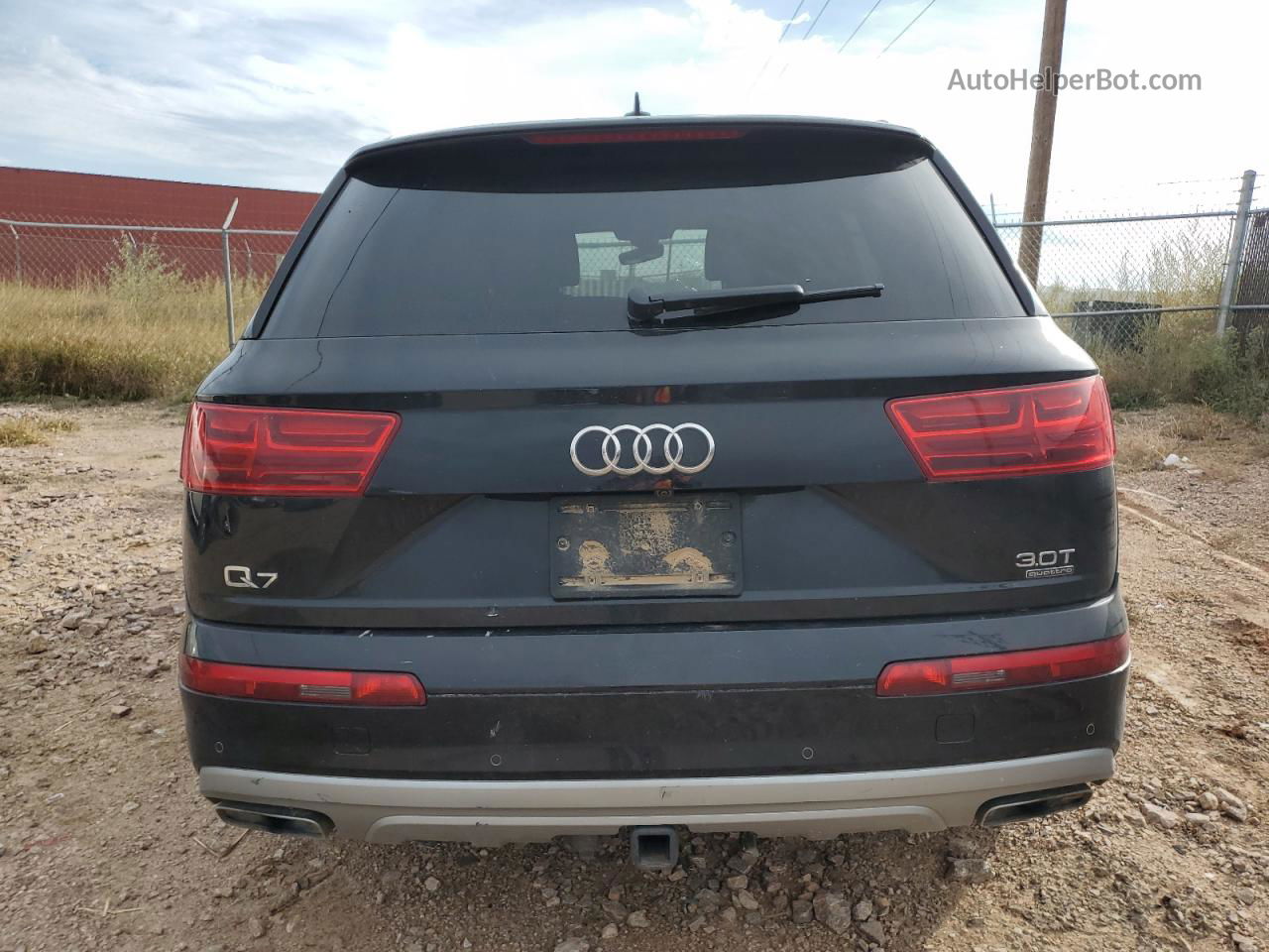 2017 Audi Q7 Premium Plus Black vin: WA1LAAF74HD014180