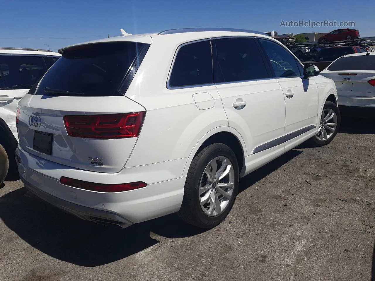 2017 Audi Q7 Premium Plus White vin: WA1LAAF74HD028922