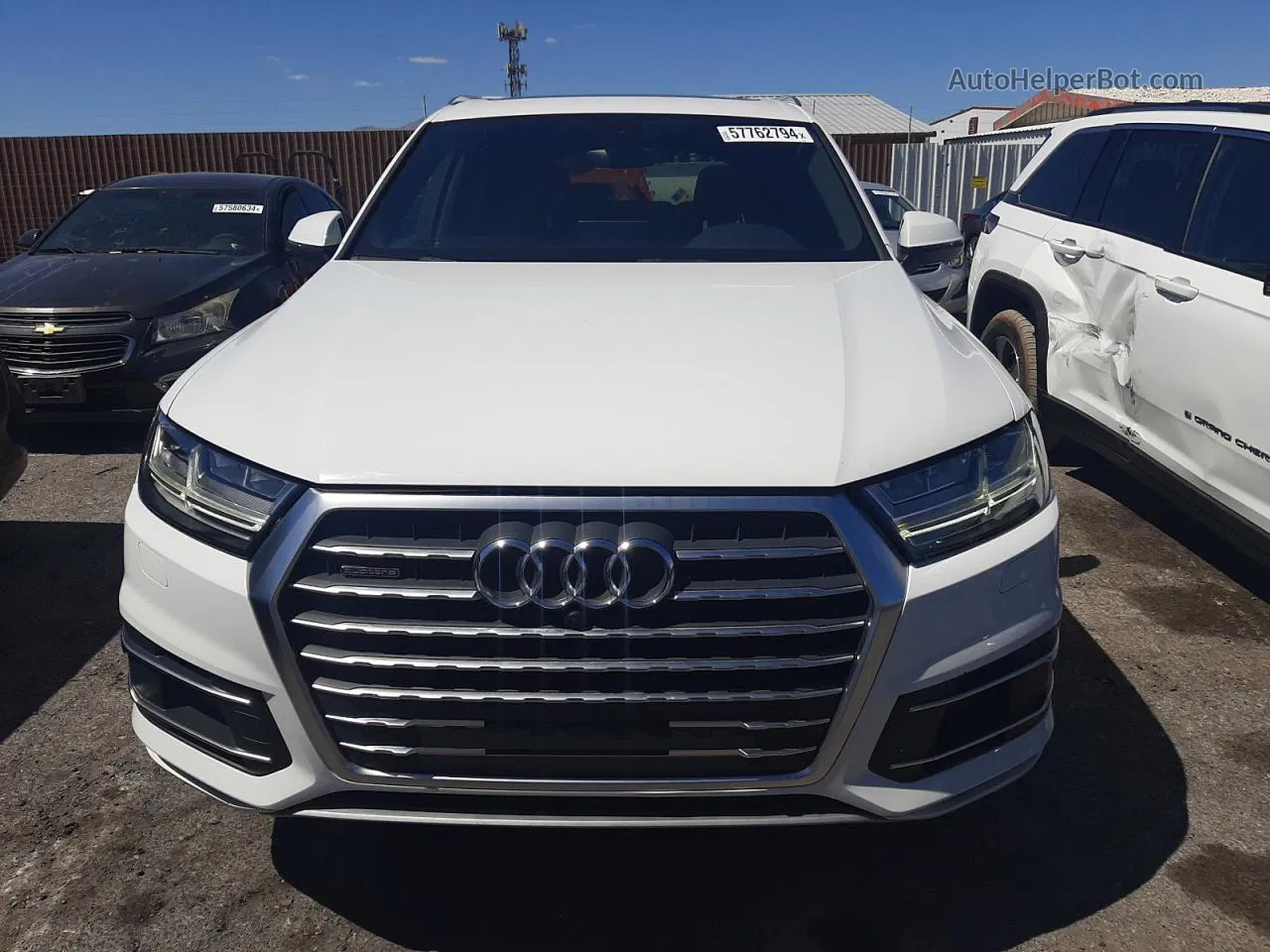 2017 Audi Q7 Premium Plus White vin: WA1LAAF74HD028922