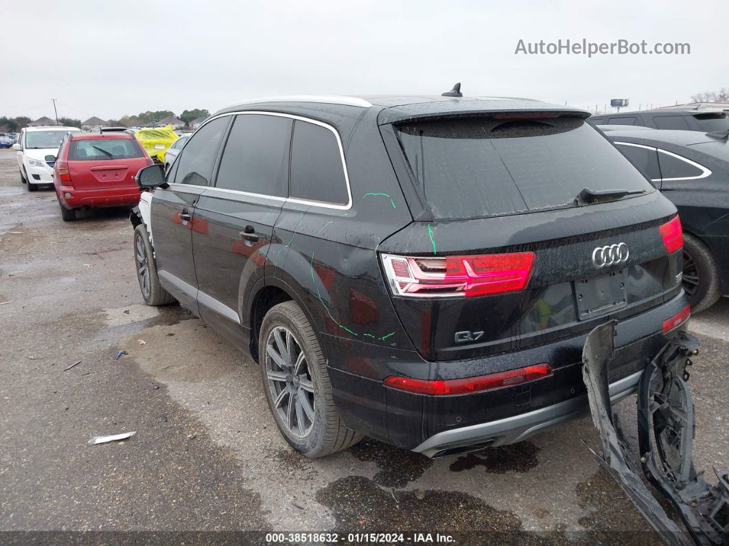 2017 Audi Q7 3.0t Premium Черный vin: WA1LAAF74HD058504