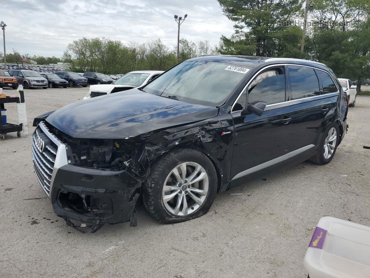 2017 Audi Q7 Premium Plus Black vin: WA1LAAF75HD003074