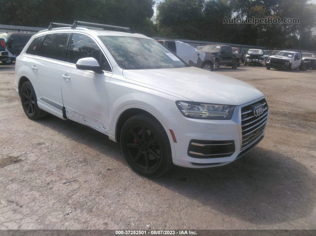 2017 Audi Q7 Premium Plus White vin: WA1LAAF75HD003169