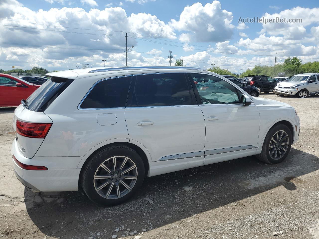 2017 Audi Q7 Premium Plus White vin: WA1LAAF75HD005620