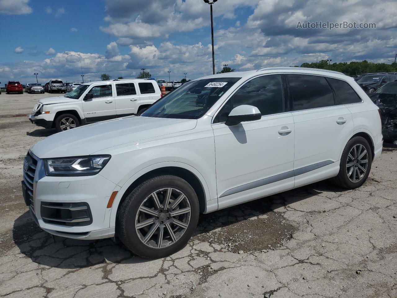 2017 Audi Q7 Premium Plus White vin: WA1LAAF75HD005620