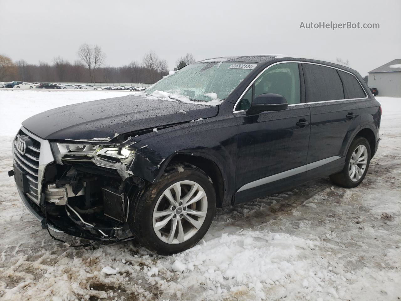 2017 Audi Q7 Premium Plus Черный vin: WA1LAAF75HD010915