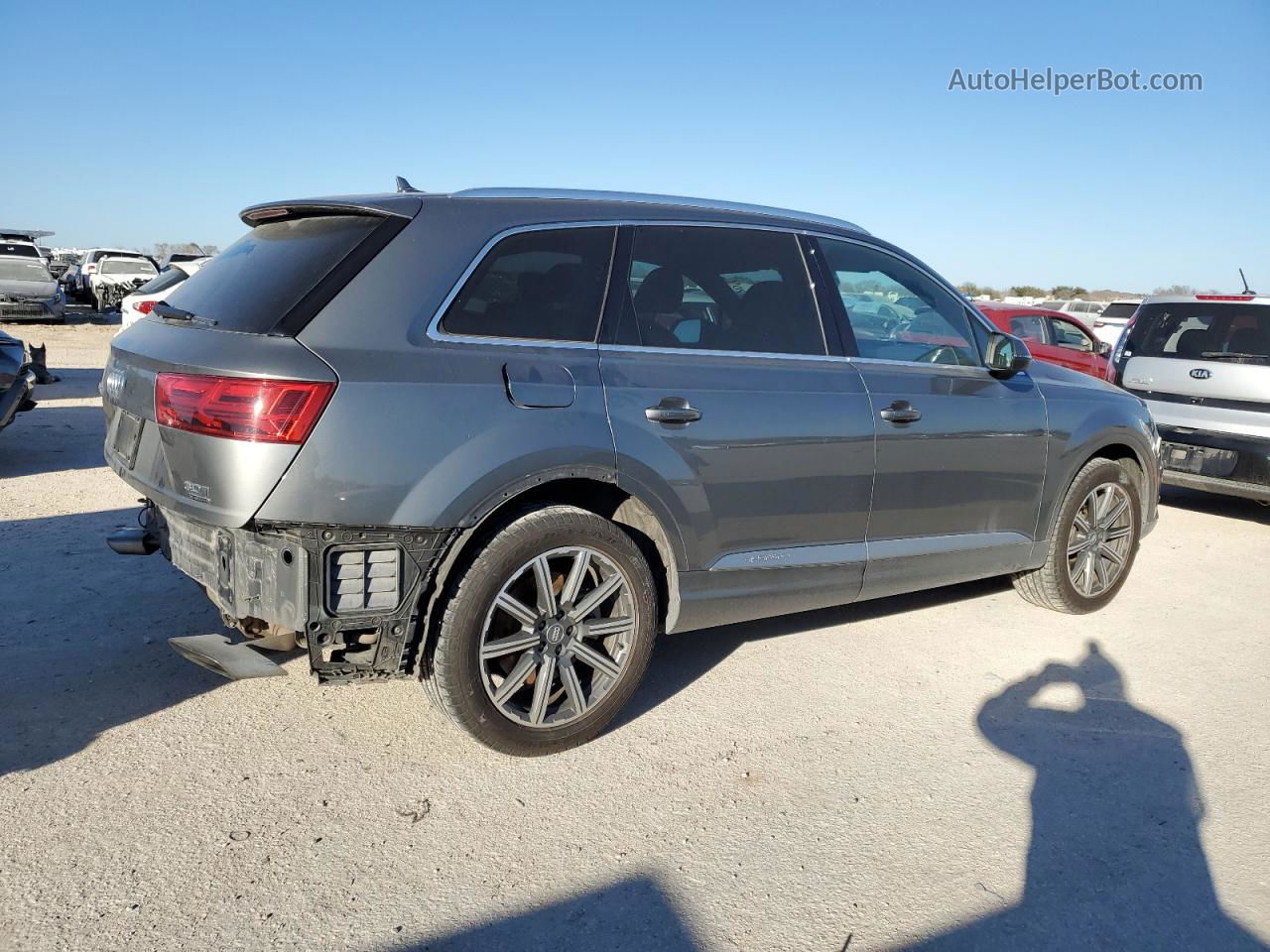 2017 Audi Q7 Premium Plus Gray vin: WA1LAAF75HD014253