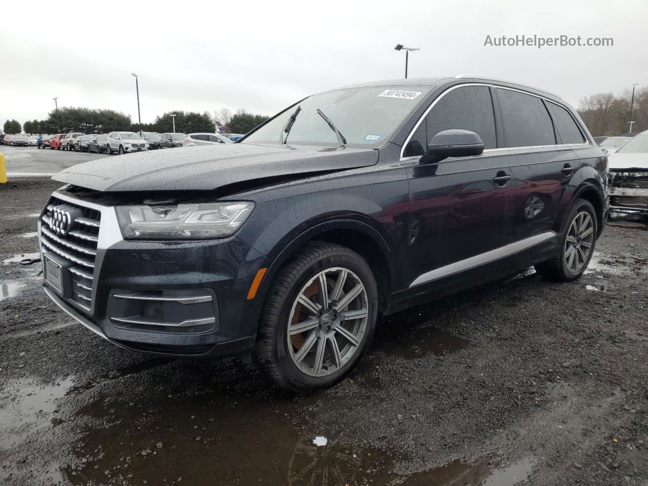 2017 Audi Q7 Premium Plus Черный vin: WA1LAAF75HD022420