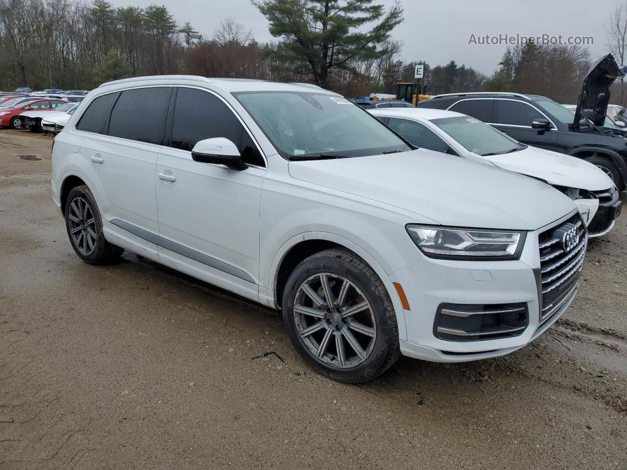 2017 Audi Q7 Premium Plus White vin: WA1LAAF75HD026709