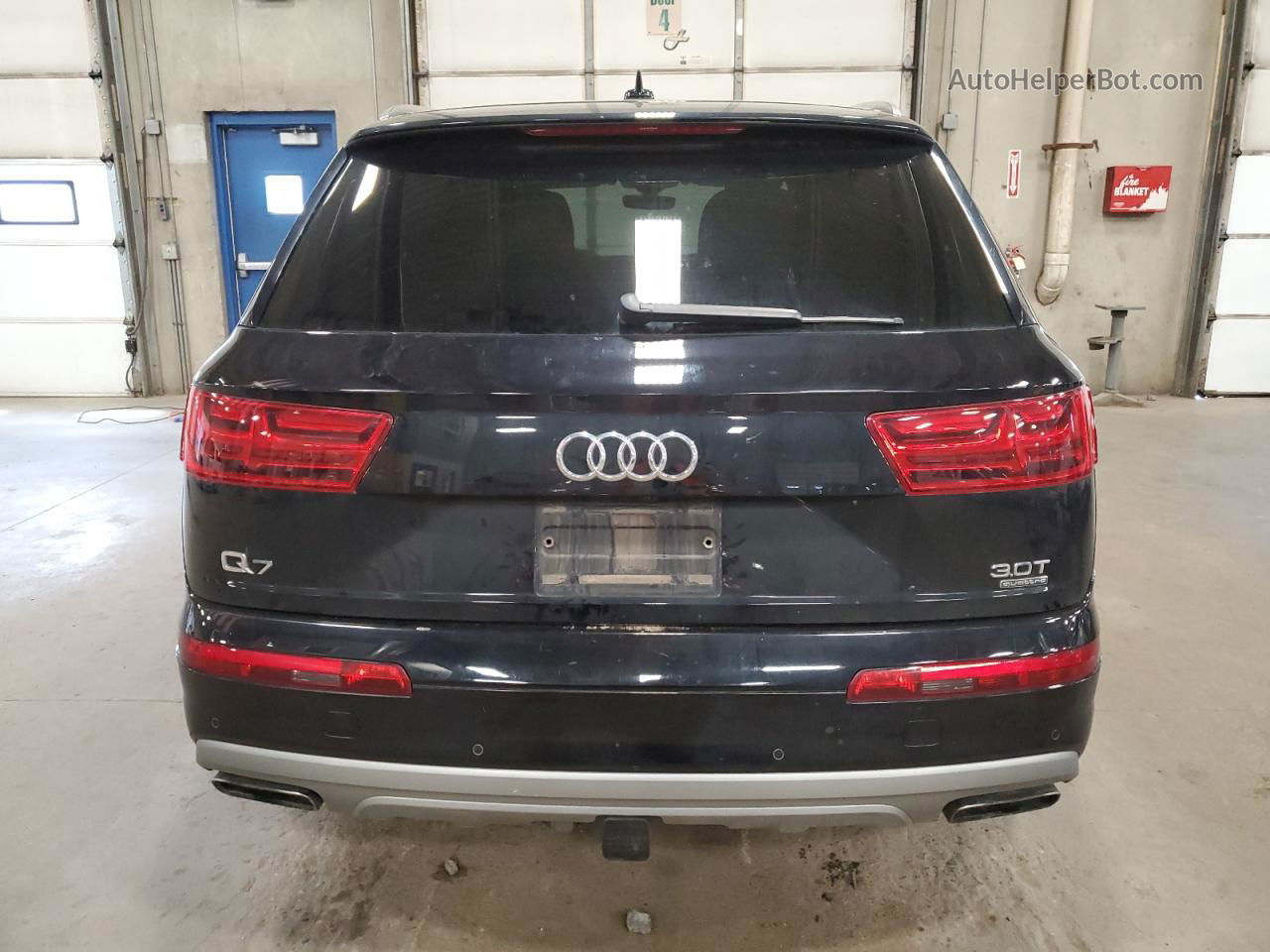 2017 Audi Q7 Premium Plus Black vin: WA1LAAF75HD030517