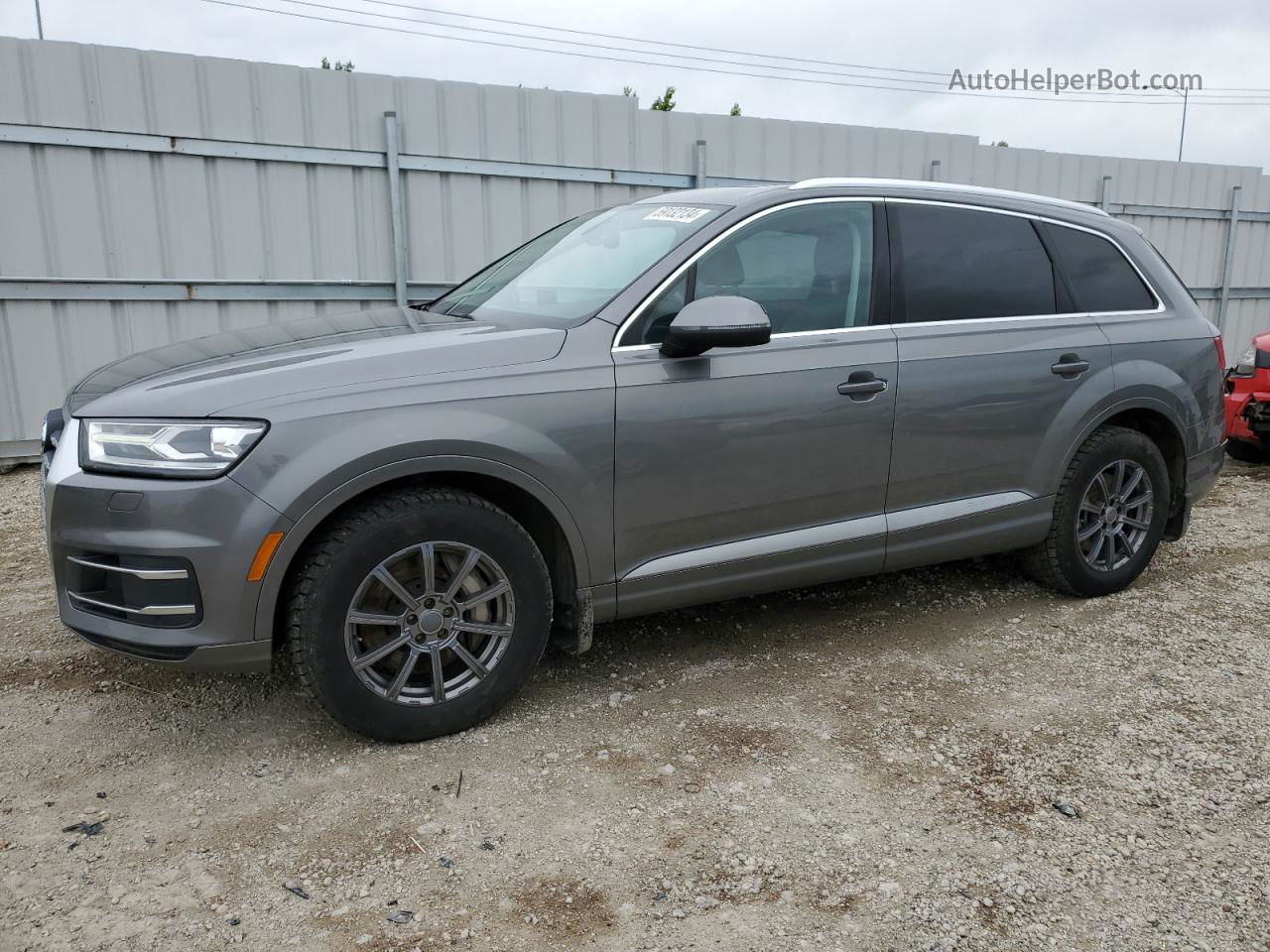 2017 Audi Q7 Premium Plus Gray vin: WA1LAAF75HD045101