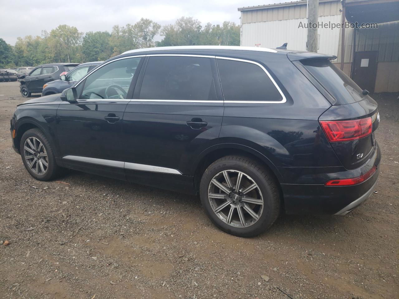 2017 Audi Q7 Premium Plus Синий vin: WA1LAAF76HD028226