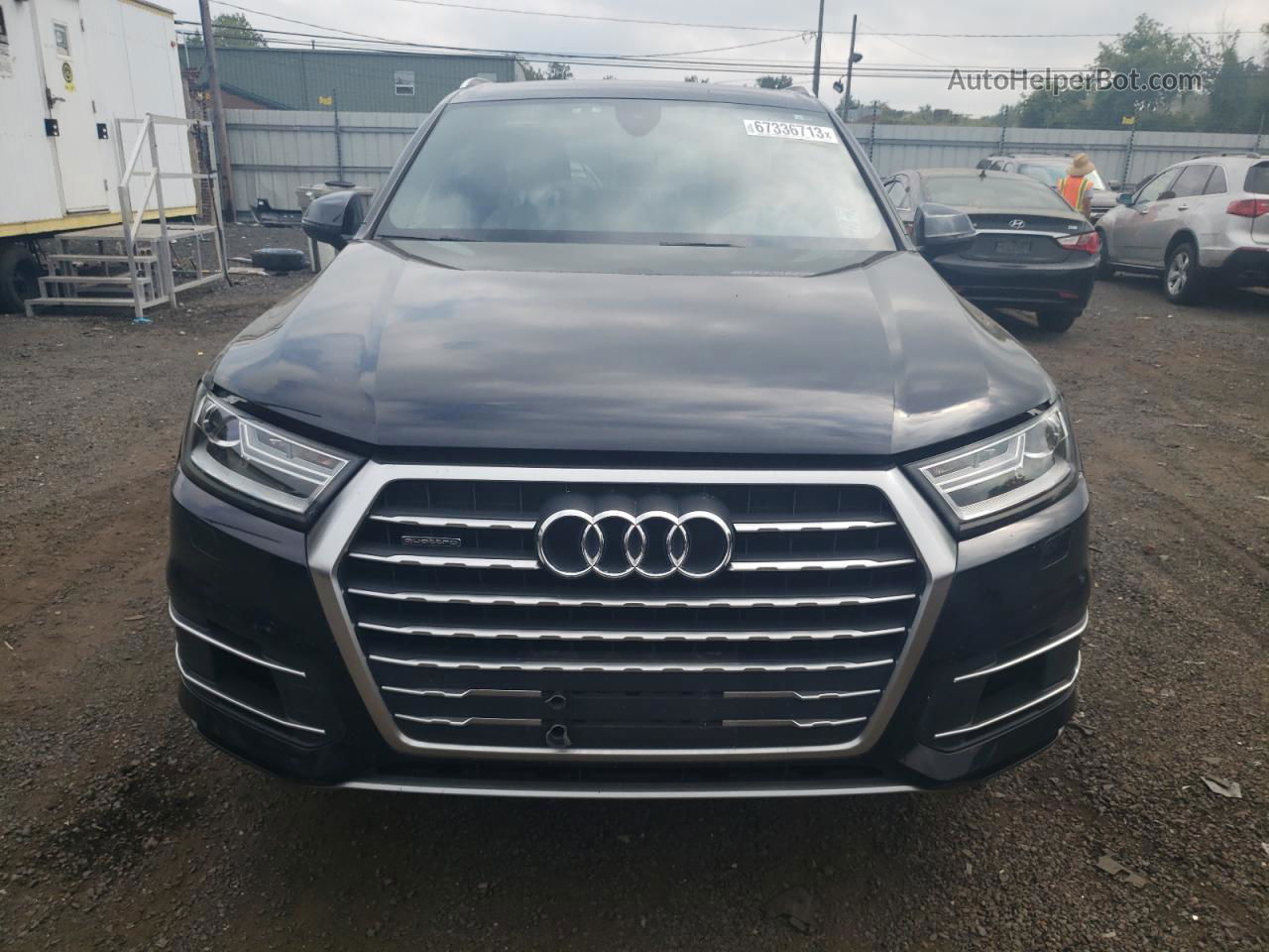 2017 Audi Q7 Premium Plus Синий vin: WA1LAAF76HD028226