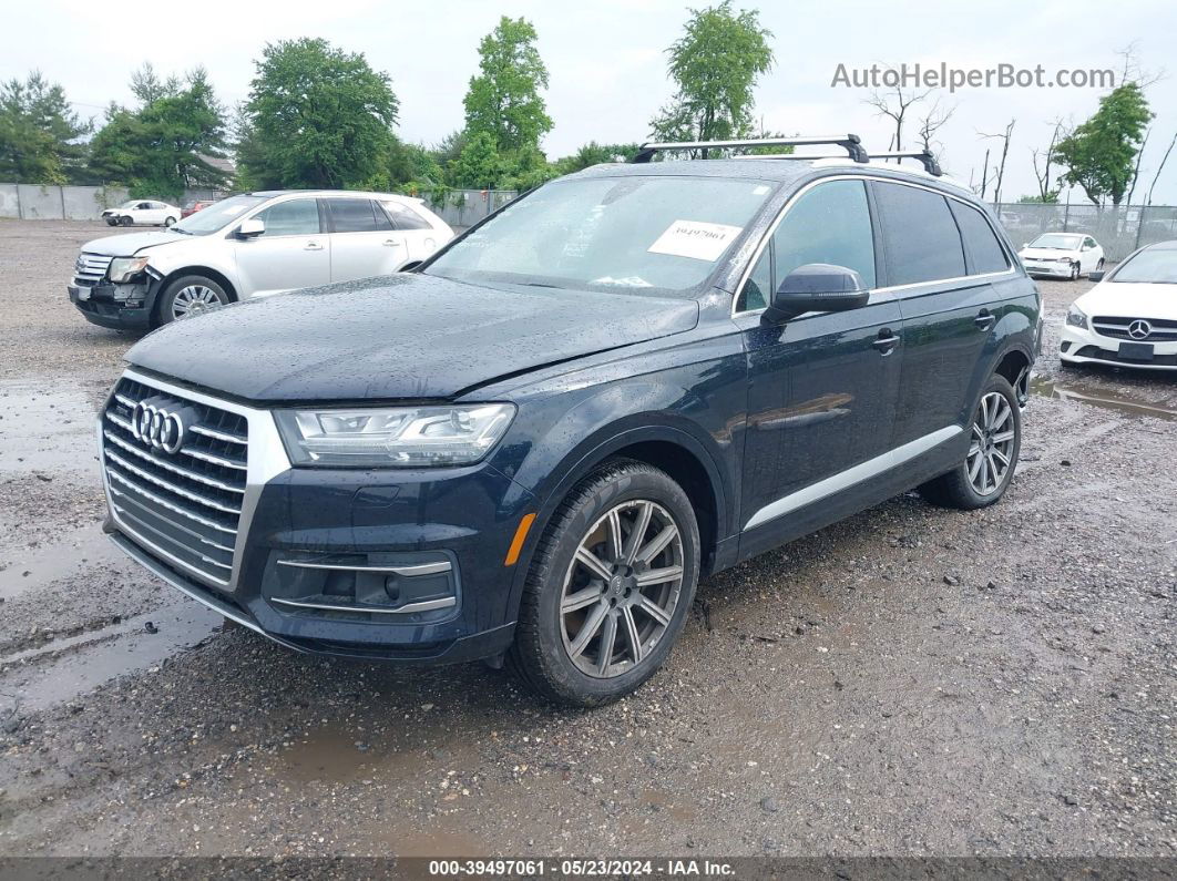 2017 Audi Q7 3.0t Premium Синий vin: WA1LAAF76HD041932