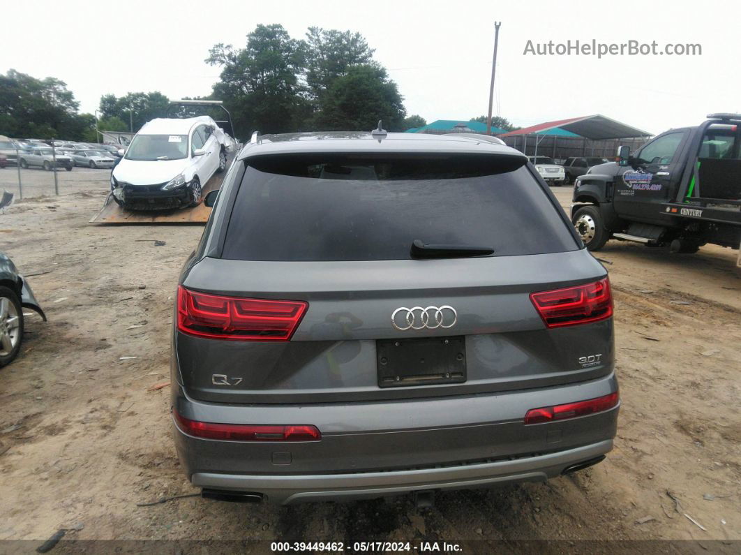 2017 Audi Q7 3.0t Premium Gray vin: WA1LAAF76HD055569