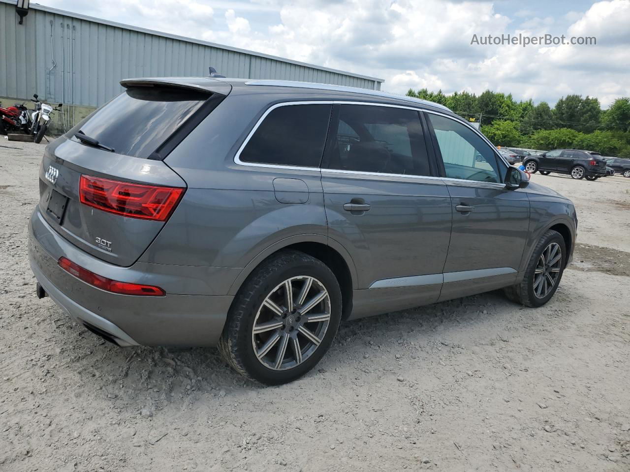 2017 Audi Q7 Premium Plus Gray vin: WA1LAAF76HD057998