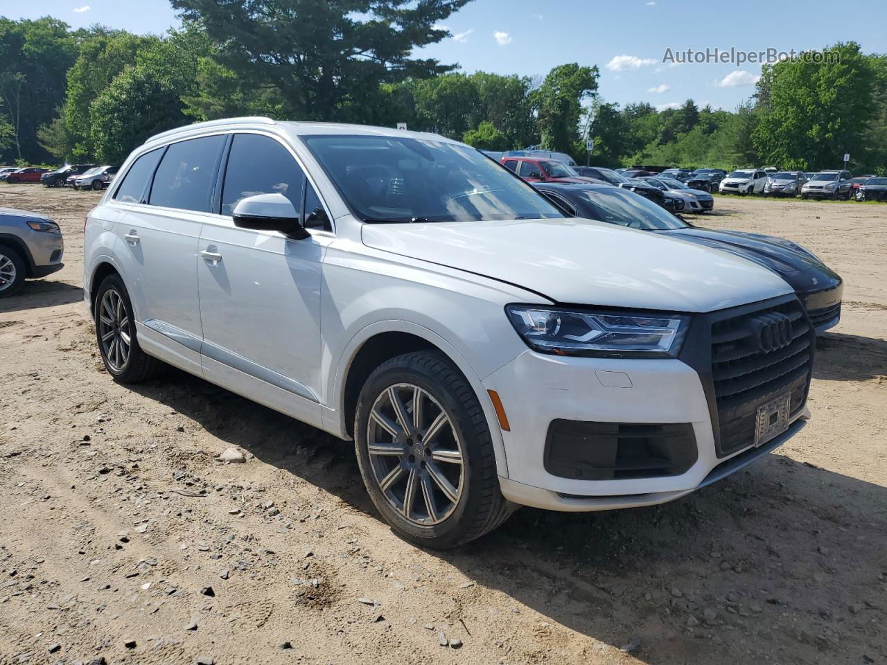 2017 Audi Q7 Premium Plus White vin: WA1LAAF77HD003447