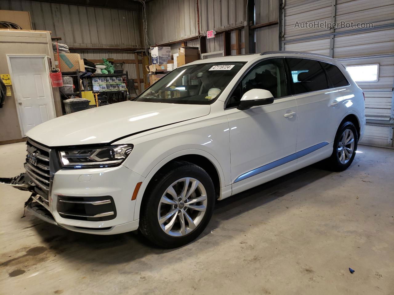 2017 Audi Q7 Premium Plus White vin: WA1LAAF77HD011662