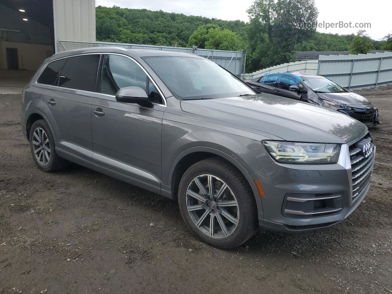 2017 Audi Q7 Premium Plus Silver vin: WA1LAAF77HD016702