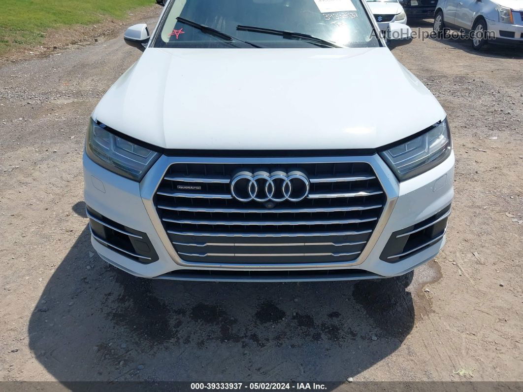 2017 Audi Q7 3.0t Premium White vin: WA1LAAF77HD017140