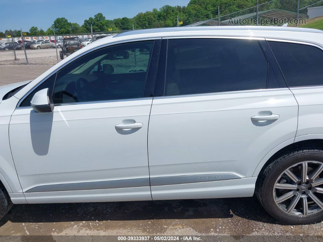 2017 Audi Q7 3.0t Premium White vin: WA1LAAF77HD017140