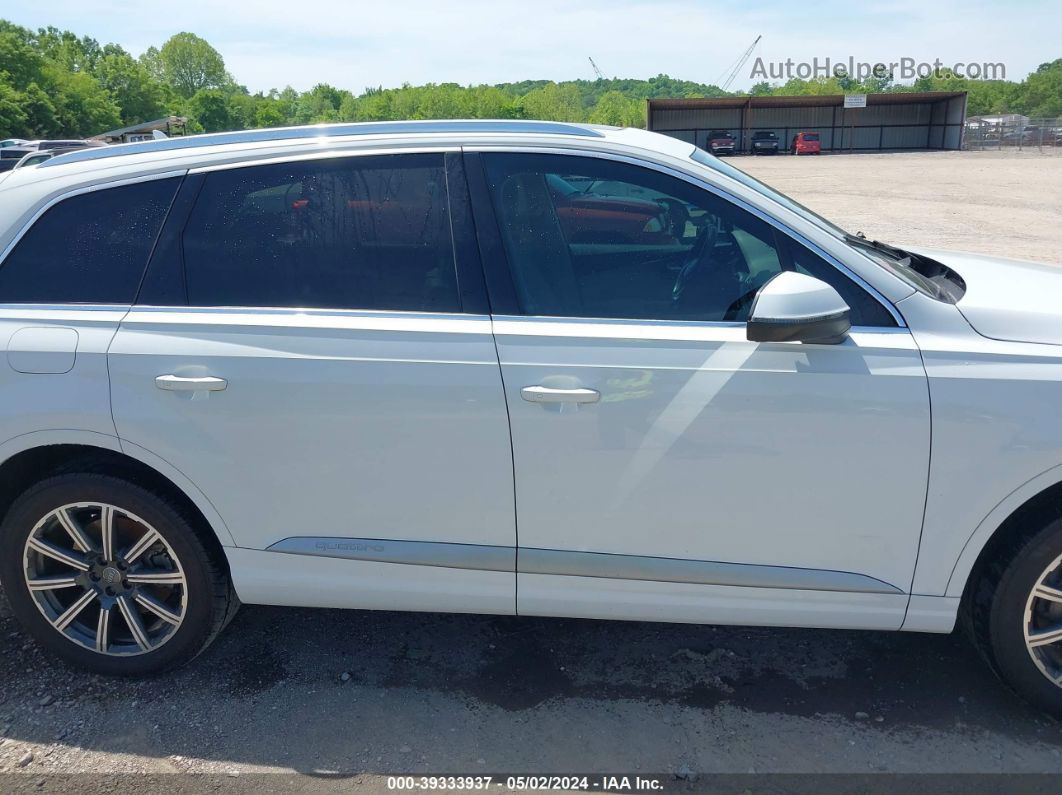 2017 Audi Q7 3.0t Premium White vin: WA1LAAF77HD017140