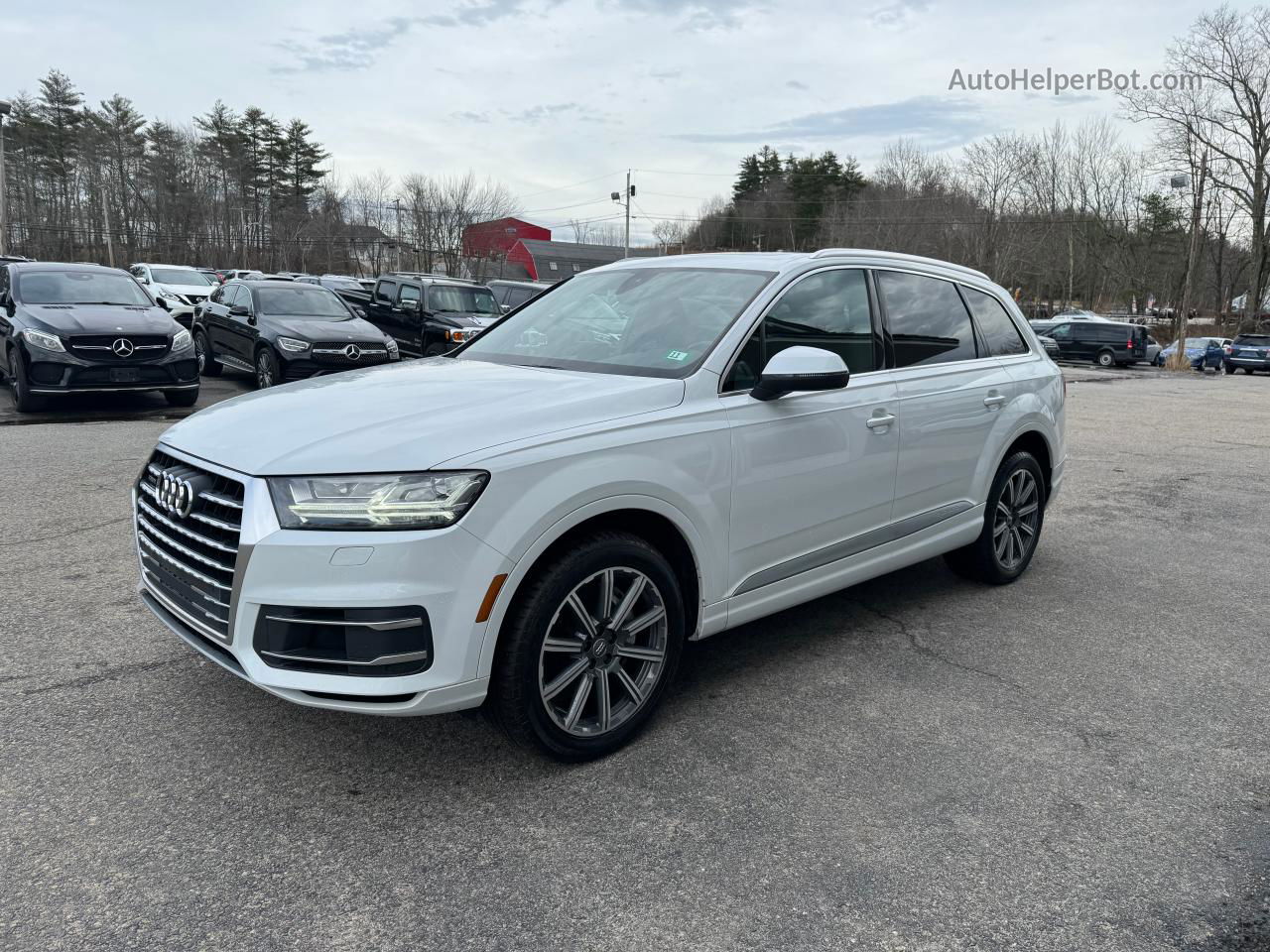 2017 Audi Q7 Premium Plus White vin: WA1LAAF77HD023245