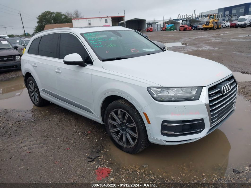 2017 Audi Q7 3.0t Premium White vin: WA1LAAF78HD010388