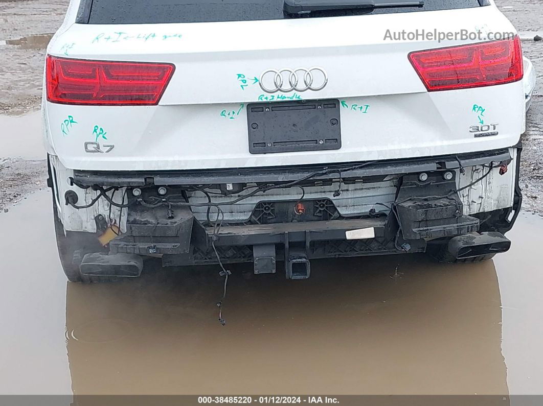 2017 Audi Q7 3.0t Premium White vin: WA1LAAF78HD010388