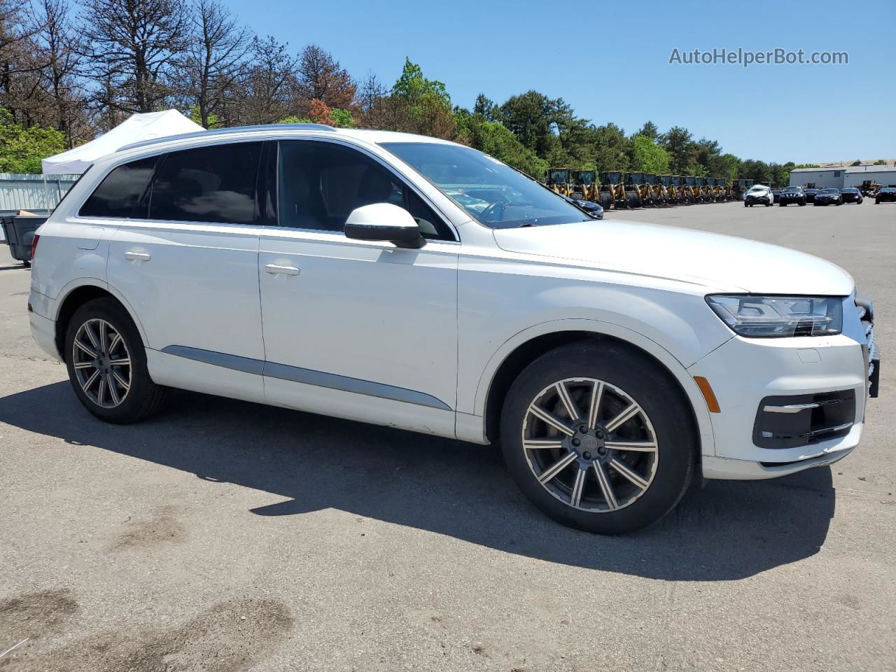 2017 Audi Q7 Premium Plus White vin: WA1LAAF78HD011248