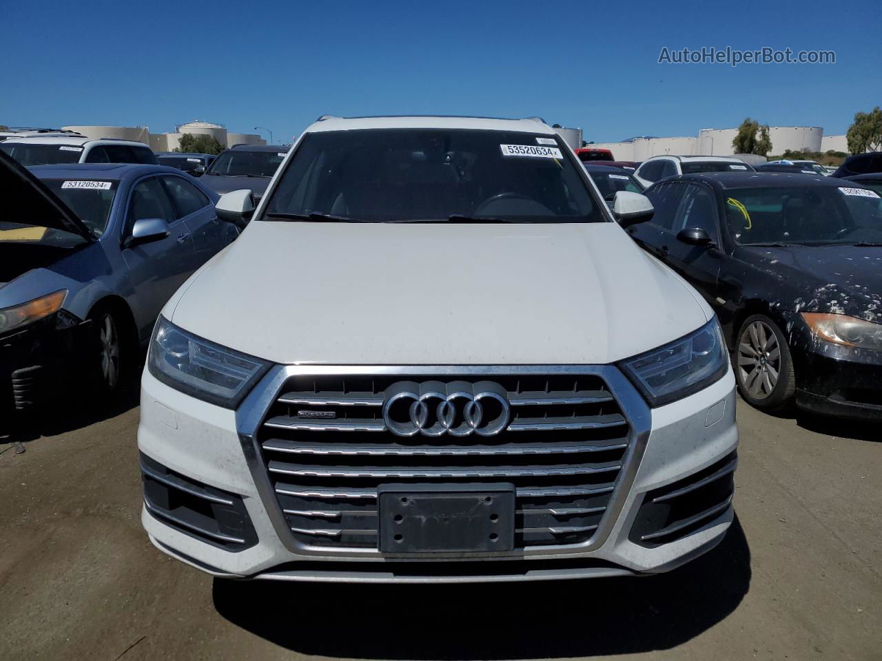 2017 Audi Q7 Premium Plus White vin: WA1LAAF78HD015378