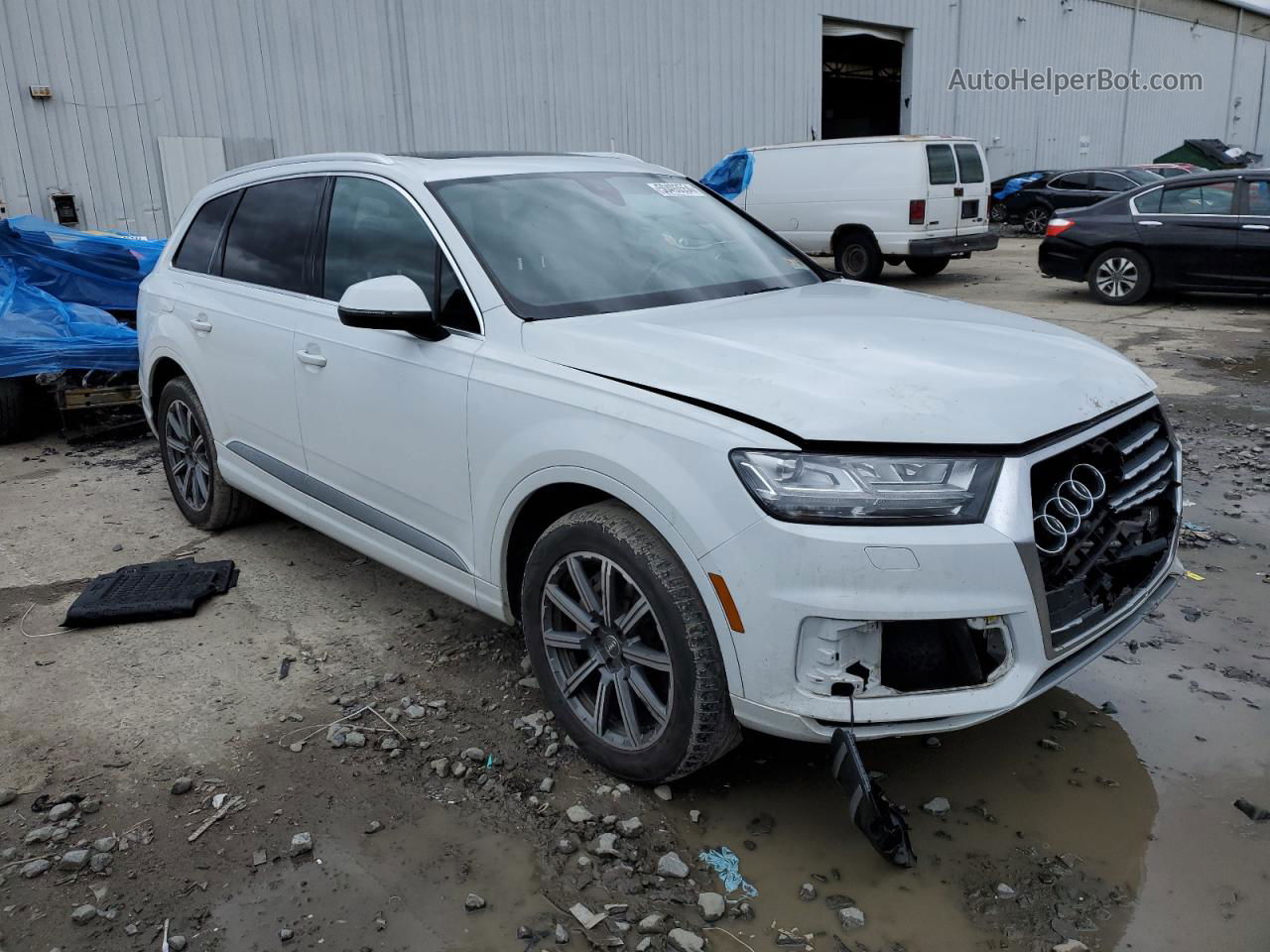 2017 Audi Q7 Premium Plus White vin: WA1LAAF78HD021892