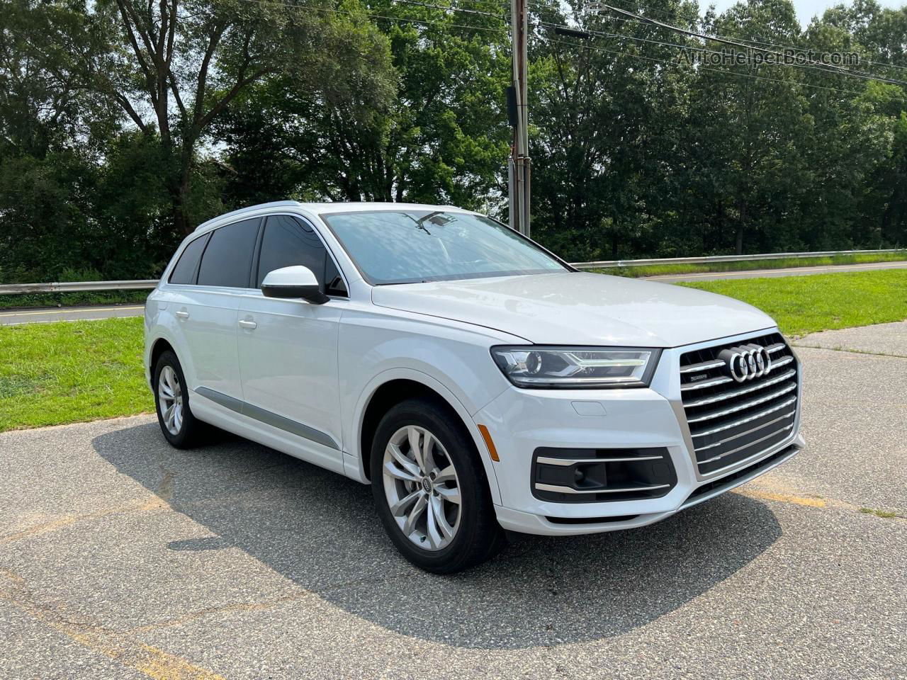 2017 Audi Q7 Premium Plus White vin: WA1LAAF78HD028003