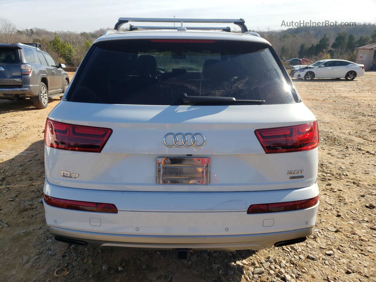 2017 Audi Q7 Premium Plus White vin: WA1LAAF78HD035680