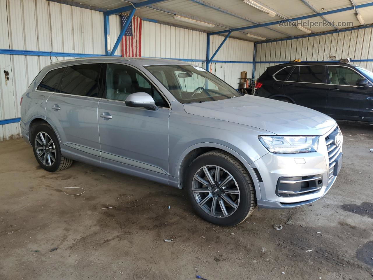 2017 Audi Q7 Premium Plus Silver vin: WA1LAAF78HD058635