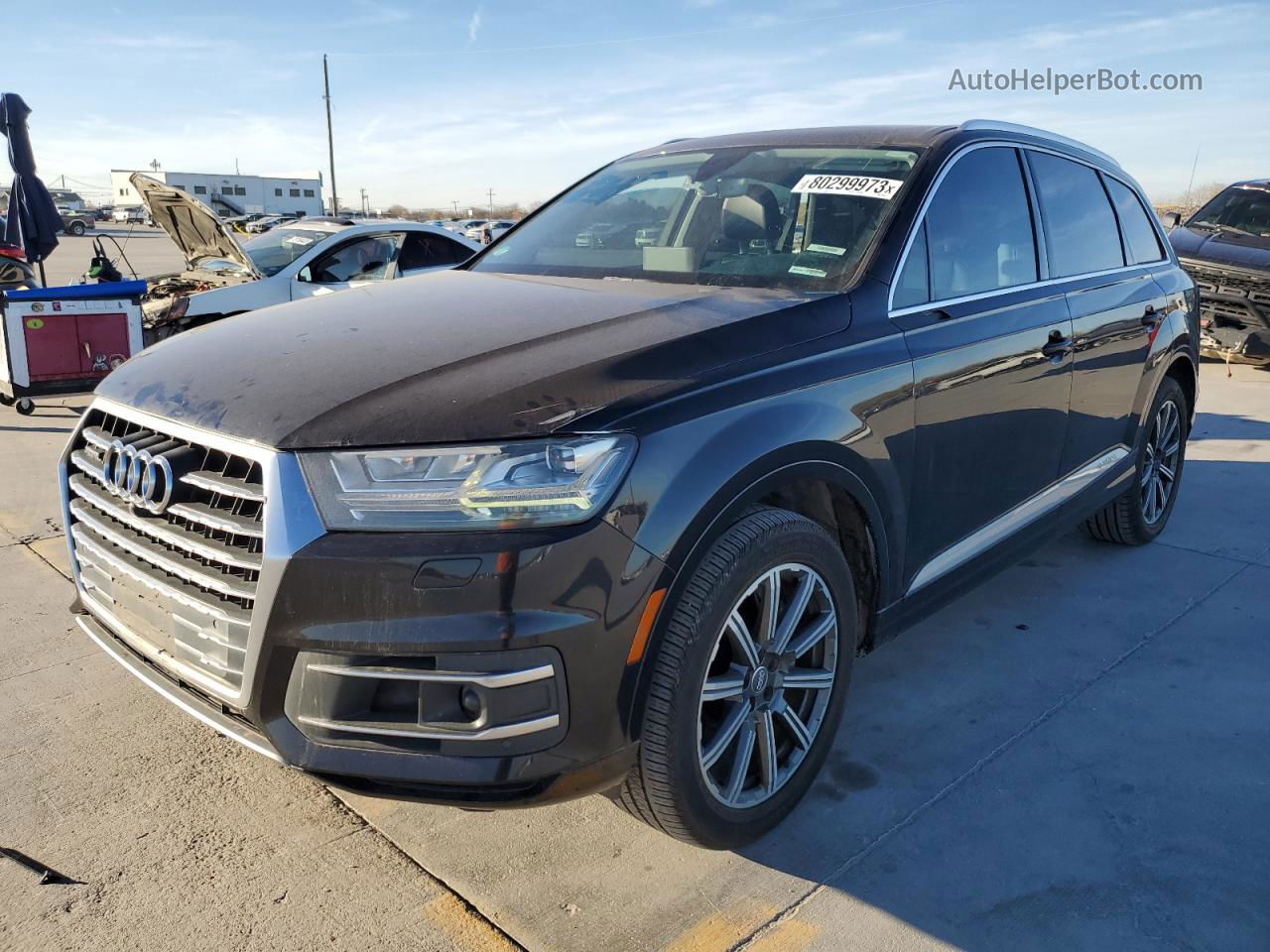 2017 Audi Q7 Premium Plus Черный vin: WA1LAAF79HD003207