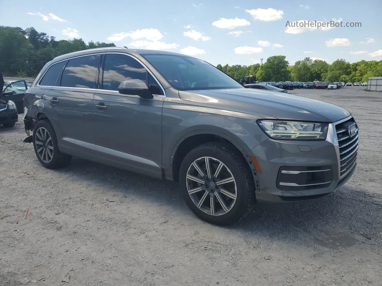 2017 Audi Q7 Premium Plus Gray vin: WA1LAAF79HD004096