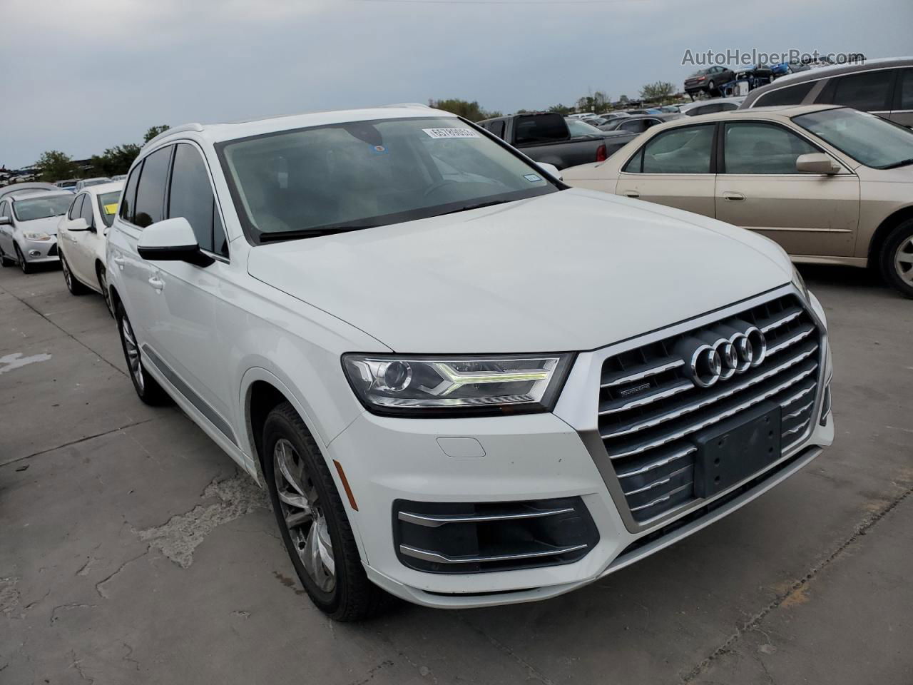 2017 Audi Q7 Premium Plus White vin: WA1LAAF79HD024428